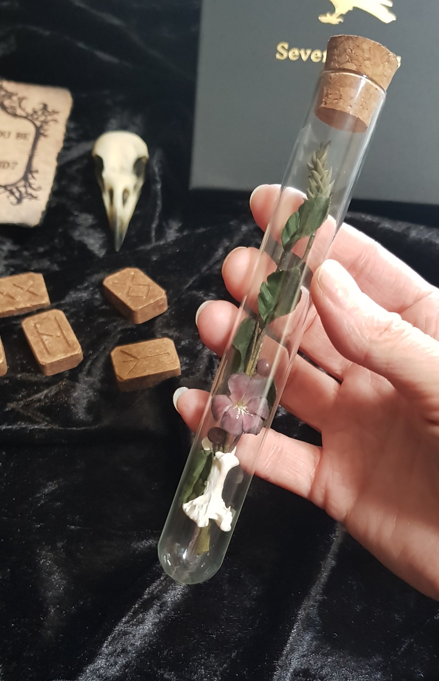 Gothic bridesmaid proposal gift box