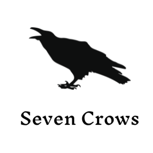 seven crows logo on transparent background